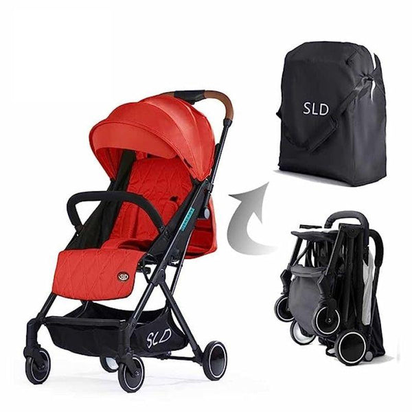 Teknum Travel Lite Stroller - SLD - Red - TK_YF001_RD - ZRAFH