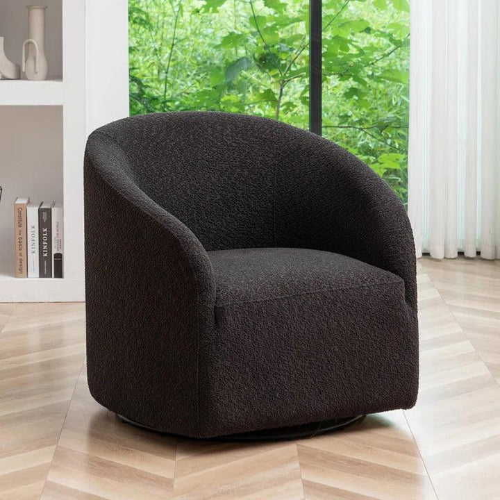 Urban Chic: Black Linen Chair for Sleek Comfort By Alhome - Zrafh.com - Your Destination for Baby & Mother Needs in Saudi Arabia