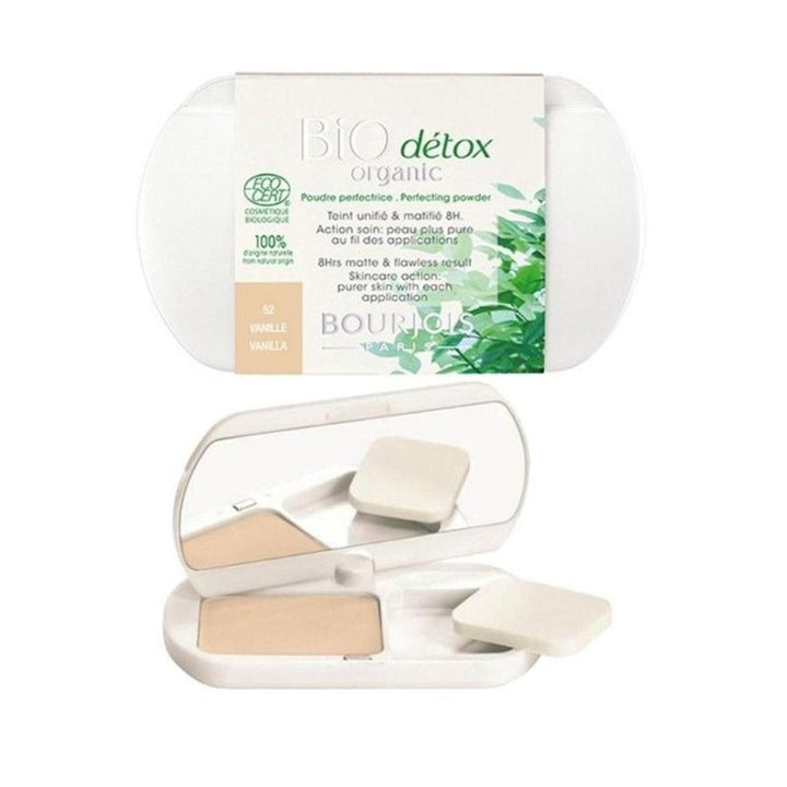 Bourjois Bio Detox Organic Compact Powder – 51 Vanille Clair - Zrafh.com - Your Destination for Baby & Mother Needs in Saudi Arabia