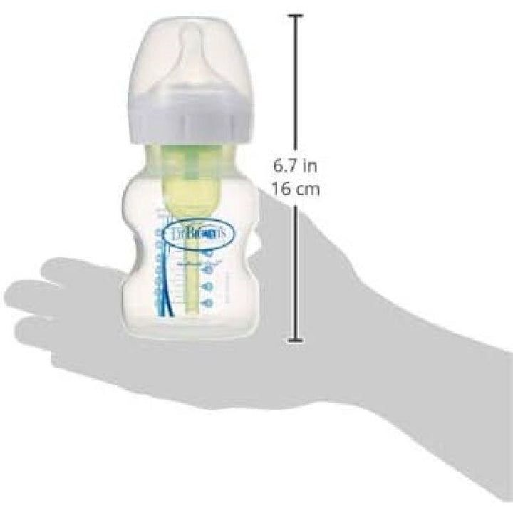 Dr. Brown's Bottle Wide Neck Options - 150ml - 2 Pack - Zrafh.com - Your Destination for Baby & Mother Needs in Saudi Arabia