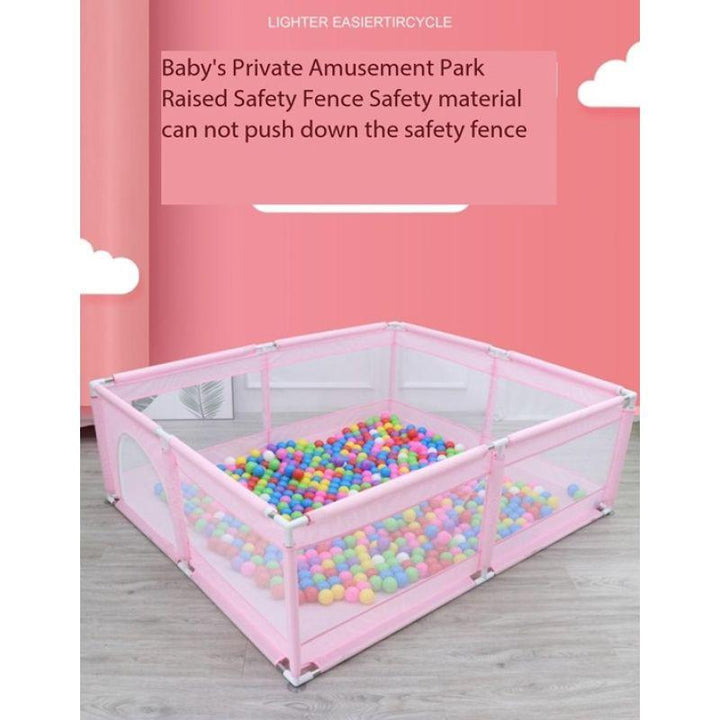 Dreeba Children's Playpen With balls and Handrails - 150*120*65 cm - Zrafh.com - Your Destination for Baby & Mother Needs in Saudi Arabia