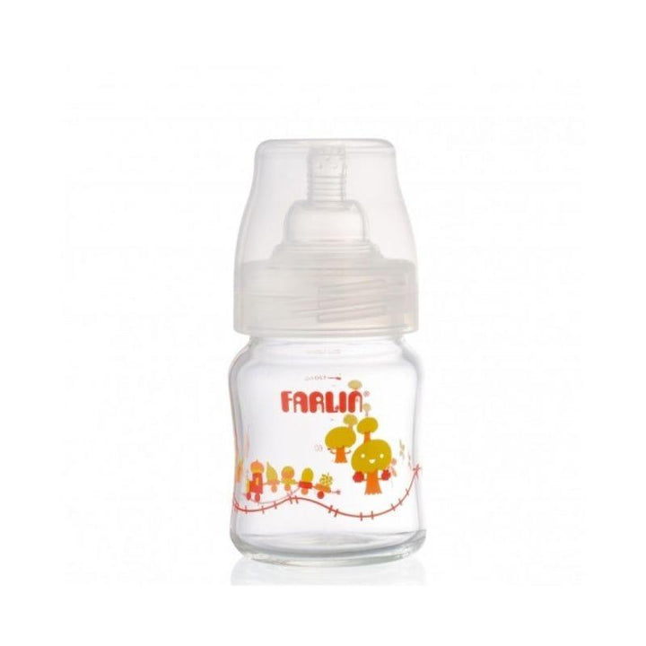 Farlin Feeding Bottle Wide Neck Heat Resistant - 120 ml - ZRAFH