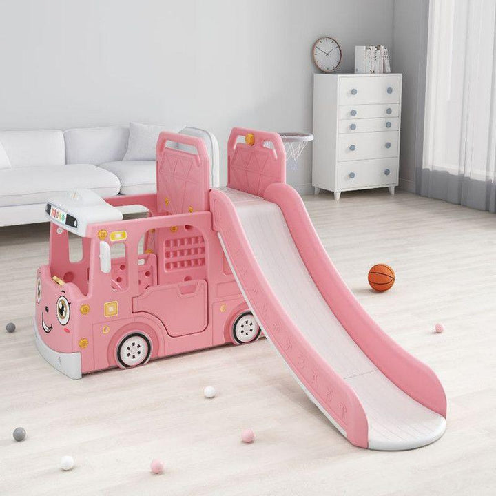 Babylove 3 In 1 Slide With Car + Basketball - 28-66-5011-24 - ZRAFH