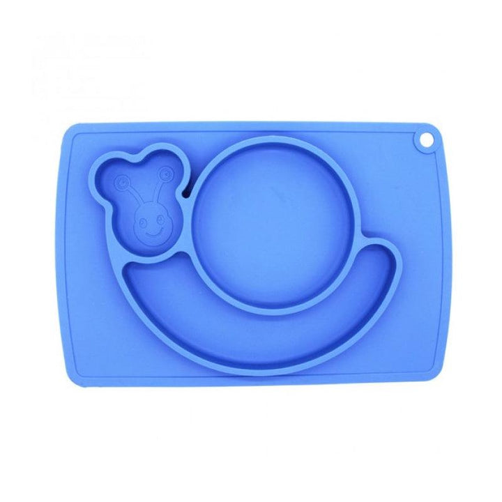 Eazy Kids Silicone Kids Plate - Snail - Zrafh.com - Your Destination for Baby & Mother Needs in Saudi Arabia