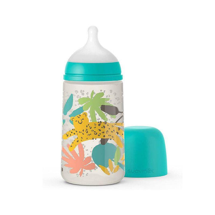 Suavinex Silicone Feeding Bottle - 270 ml - Zrafh.com - Your Destination for Baby & Mother Needs in Saudi Arabia