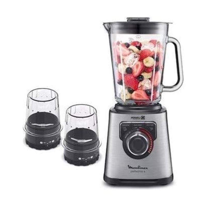 Moulinex Perfect Mix 2 Glass Blender with Grinder and Chopper - 2 Liters - 1200 Watt - LM815D28 - ZRAFH