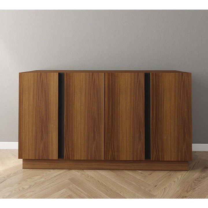 Brown & Black Coffee Corner with 4 Drawers By Alhome - Zrafh.com - Your Destination for Baby & Mother Needs in Saudi Arabia