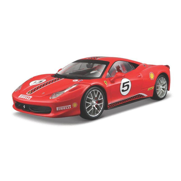Bburago Ferrari 458 Challenge 1/24 Scale - Red - Zrafh.com - Your Destination for Baby & Mother Needs in Saudi Arabia