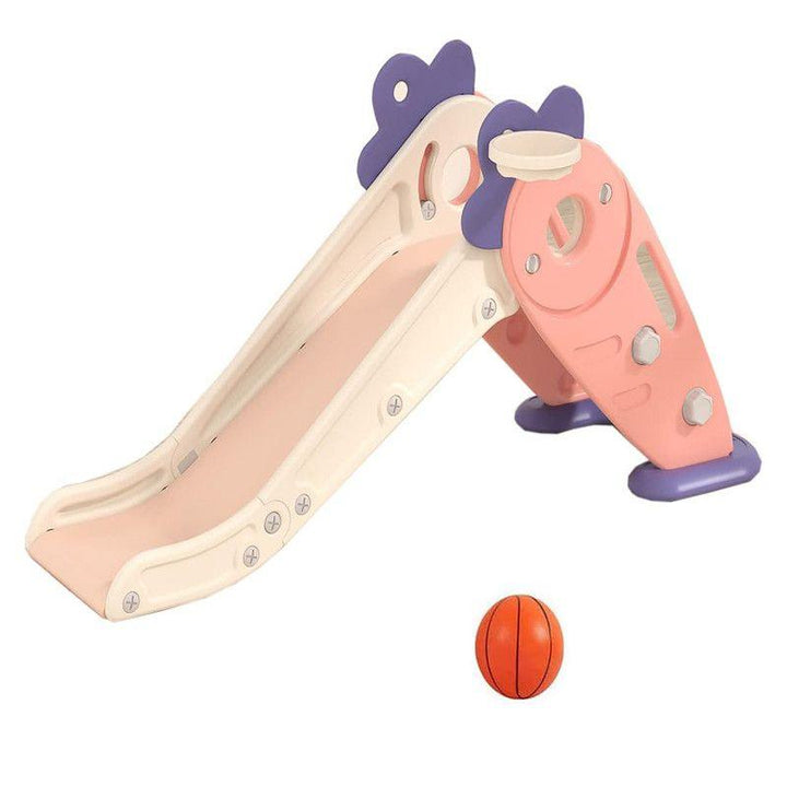 Babylove Carrot Slide + Bottom Board + Ball Ring - 133x49x65 cm - 28-Xlb - ZRAFH