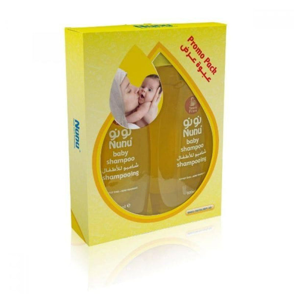 Nunu (Special Offer) Baby Shampoo - 800+800 ml - 2 Pieces - ZRAFH