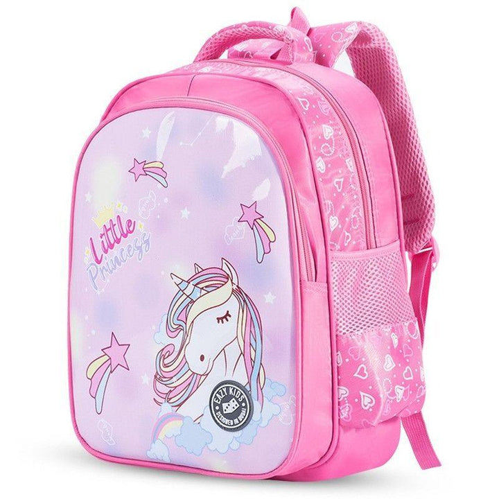 Eazy Kids Princess Unicorn School Bag - Pink - Zrafh.com - Your Destination for Baby & Mother Needs in Saudi Arabia