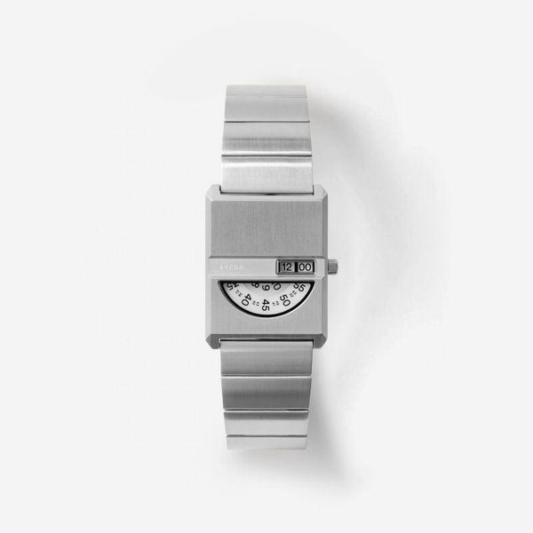Breda Pulse Tandem Watch with Metal Bracelet - 26 mm - Silver - 1747a - Zrafh.com - Your Destination for Baby & Mother Needs in Saudi Arabia