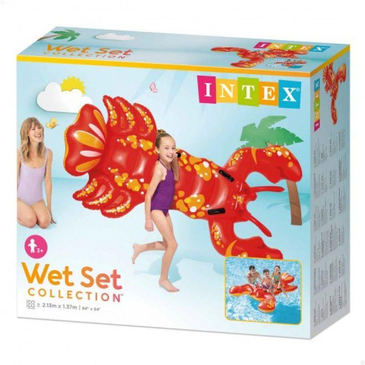 Intex Inflatable Crab Shape Swimming Ring - Red - Zrafh.com - Your Destination for Baby & Mother Needs in Saudi Arabia