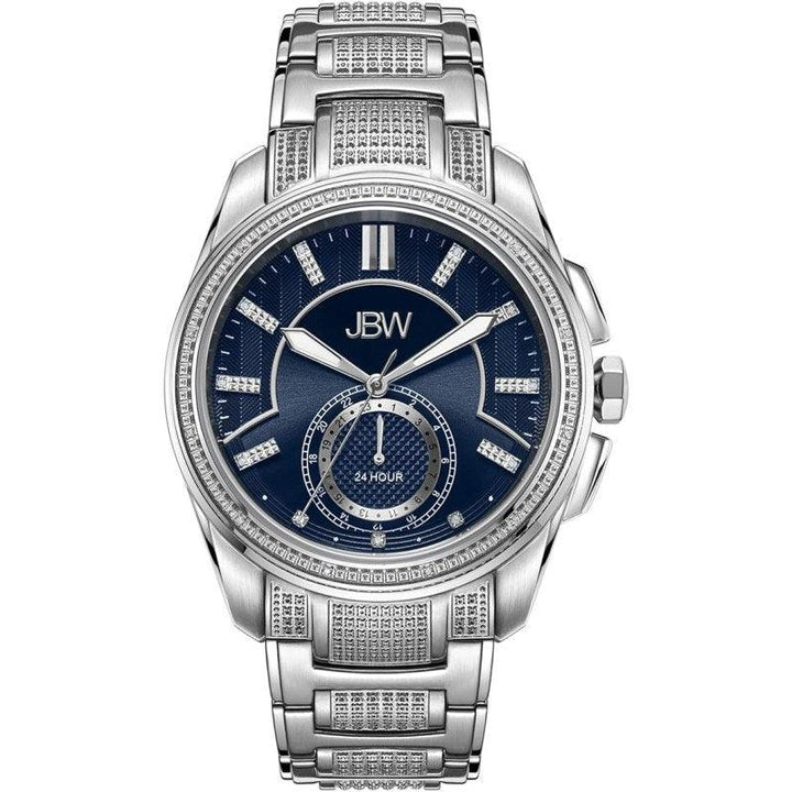 JBW Prince 0.23 ctw Diamond And 24 Hour Men's Watch - J6371D - Zrafh.com - Your Destination for Baby & Mother Needs in Saudi Arabia