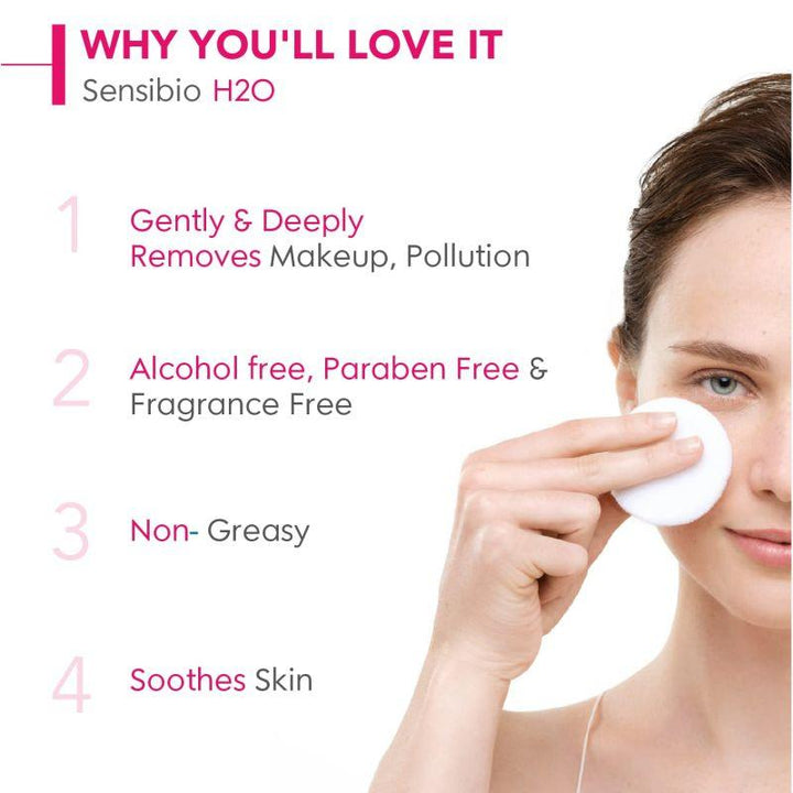 Bioderma Sensibio makeup remover for sensitive skin - Zrafh.com - Your Destination for Baby & Mother Needs in Saudi Arabia