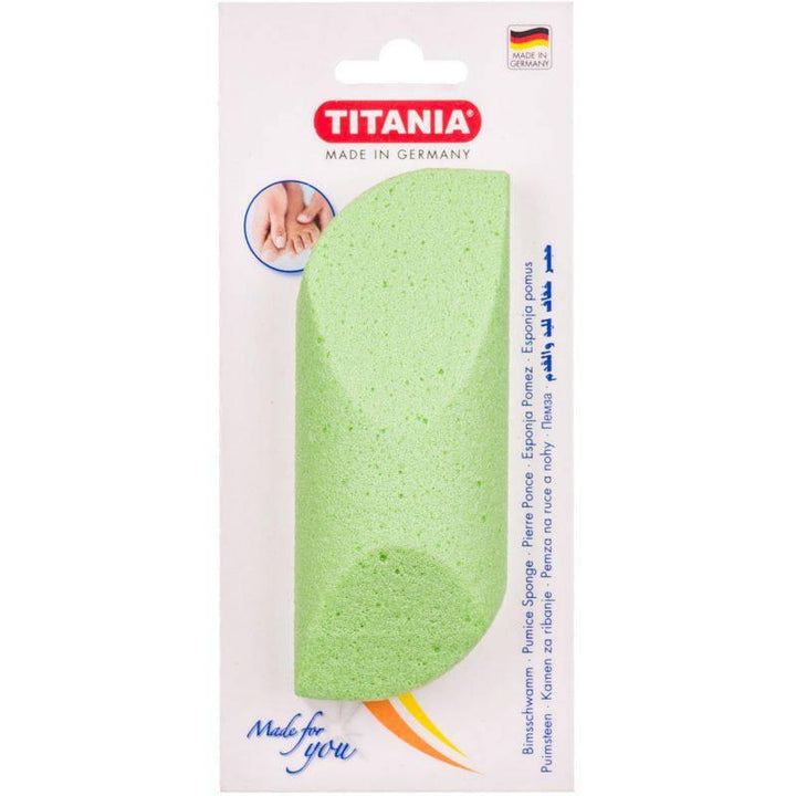 Titania Pumice Sponge for Hand/Feet - 3000/6K - Green - ZRAFH