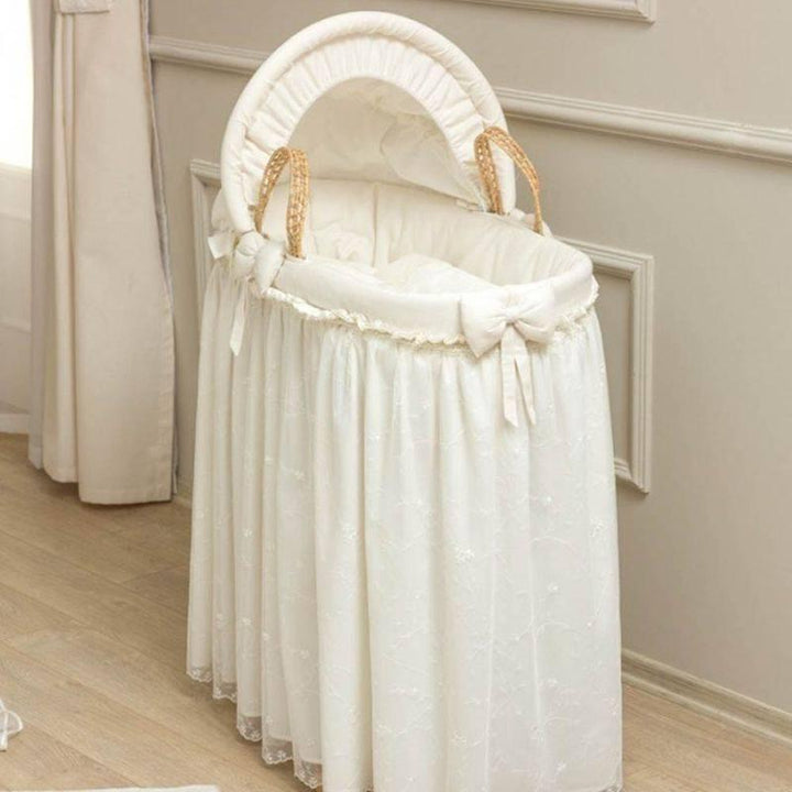 Funna baby Premium Baby Moses basket Set 5415 - Cream - ZRAFH