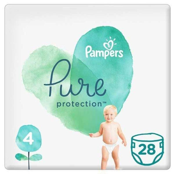 Pampers Pure Protection Diapers Help Protect Your Baby’S Delicate Skin - Zrafh.com - Your Destination for Baby & Mother Needs in Saudi Arabia