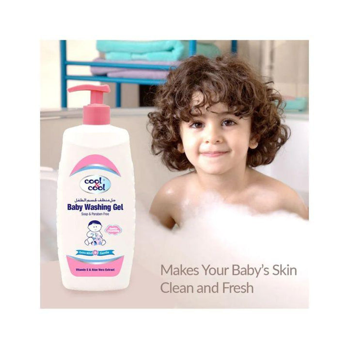 Cool & Cool Baby Washing Gel Pack of 4 - 500 ml - Zrafh.com - Your Destination for Baby & Mother Needs in Saudi Arabia