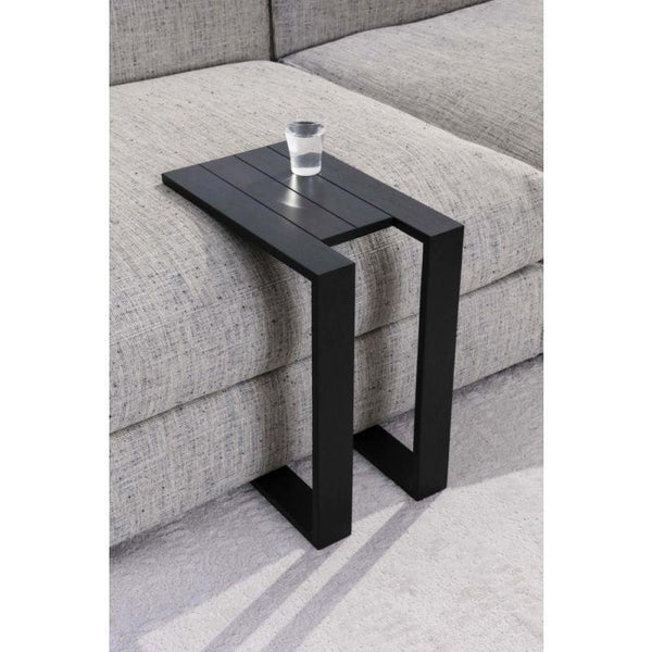 Black Iron Side Table for Contemporary Living By Alhome - Zrafh.com - Your Destination for Baby & Mother Needs in Saudi Arabia