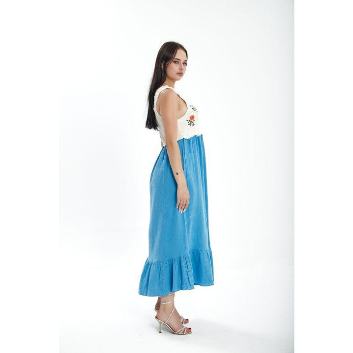 Londonella Women's Midi Casual Dress Sleeveless - Lon100310 - Zrafh.com - Your Destination for Baby & Mother Needs in Saudi Arabia