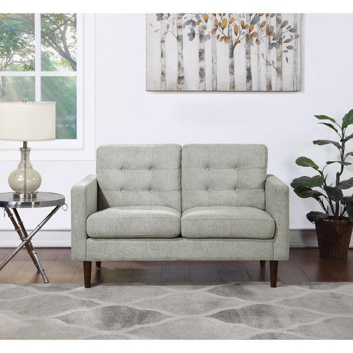 Modern Sturdy Linen 2 Seater Sofa - 180x85x85 cm - By Alhome - Zrafh.com - Your Destination for Baby & Mother Needs in Saudi Arabia