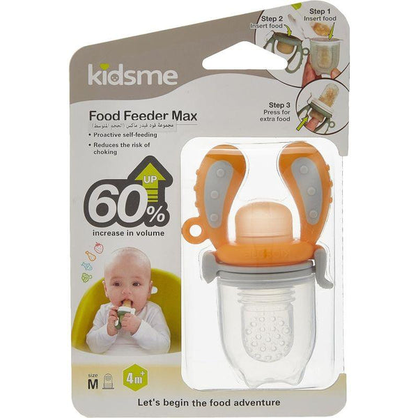 Kidsme Silicone Food Feeder - 4+ Months - Medium - Zrafh.com - Your Destination for Baby & Mother Needs in Saudi Arabia