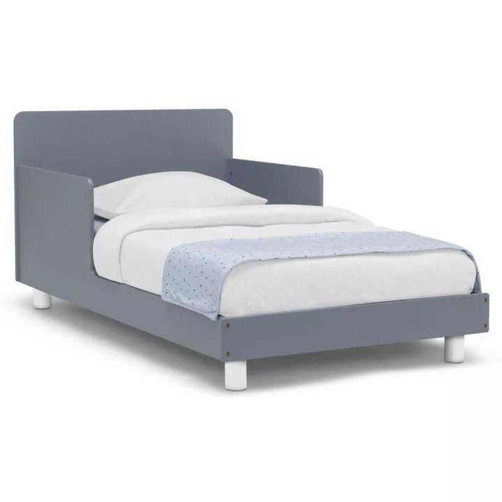 Wood Kids Bed: Elegant Grey 120x200x140 cm by Alhome - Zrafh.com - Your Destination for Baby & Mother Needs in Saudi Arabia