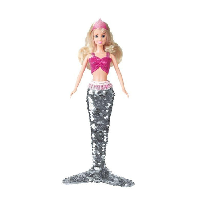 Leila Flippable Mermaid Doll - 69x54x47 Cm - ZRAFH