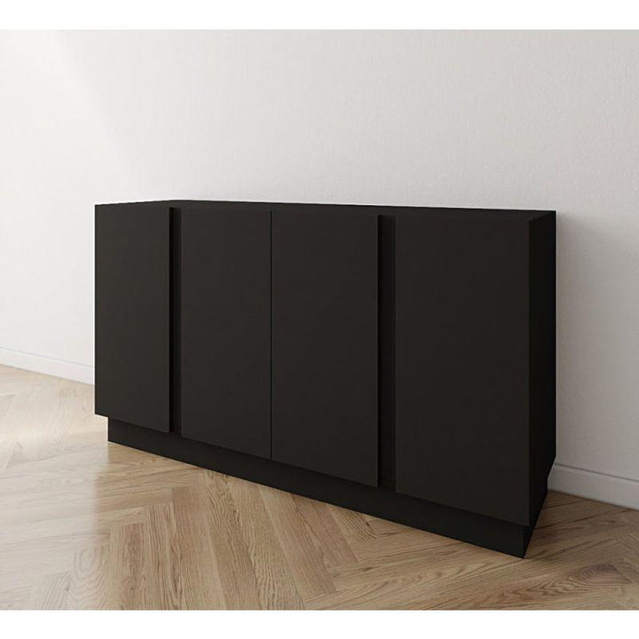 Black Coffee Corner with Drawers By Alhome - Zrafh.com - Your Destination for Baby & Mother Needs in Saudi Arabia