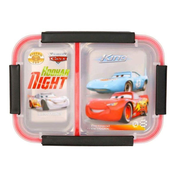 Eazy Kids Steel Bento Lunch Box for Boys - Red - ZRAFH