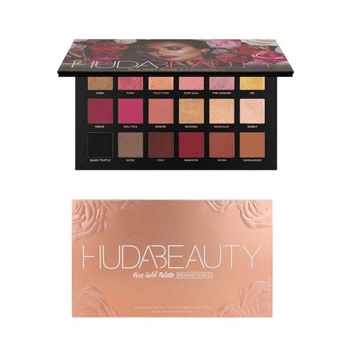 Huda Beauty Rose Gold Remastered Eyeshadow Palette - Zrafh.com - Your Destination for Baby & Mother Needs in Saudi Arabia