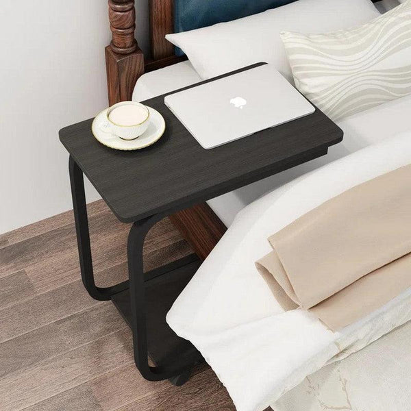 Side Table 50x35x60 cm - Brown & Black By Alhome - Zrafh.com - Your Destination for Baby & Mother Needs in Saudi Arabia