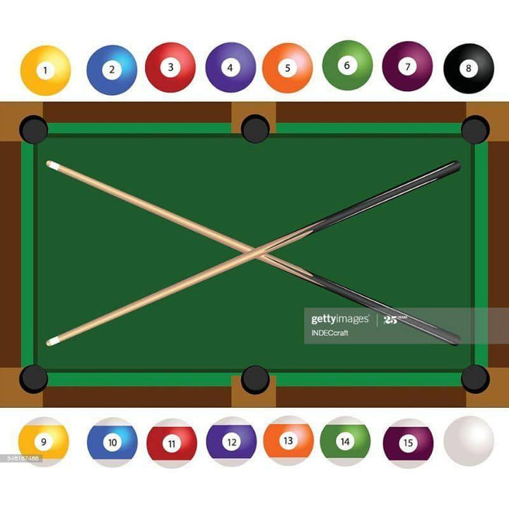 Billiard Pool Table Game Set Big Size - 48x48x65cm 37-2484161 - ZRAFH