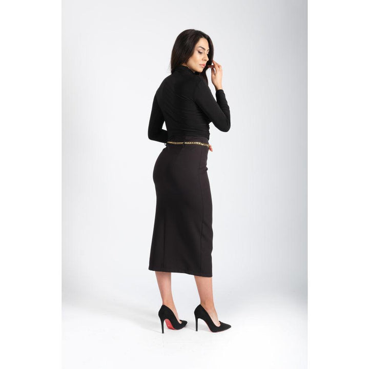 Londonella High rise Skirt - Black - 100161 - Zrafh.com - Your Destination for Baby & Mother Needs in Saudi Arabia