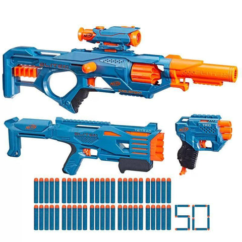 Set Of 2 Nerf Elite 2.0 Turbine Eaglepoint Automatic Battery Power