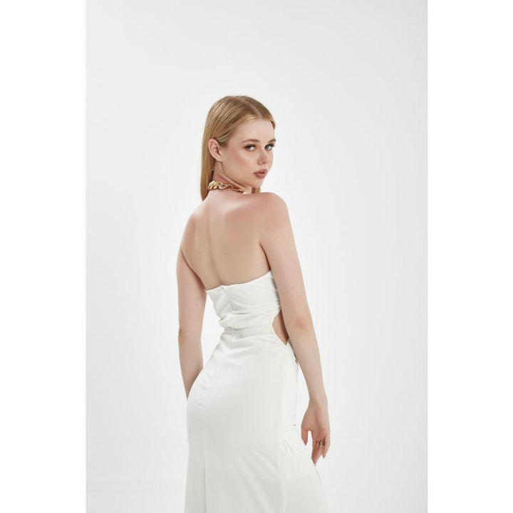 Londonella Women's Long Summer Dress With Open Back - Zrafh.com - Your Destination for Baby & Mother Needs in Saudi Arabia