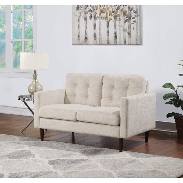 Modern Sturdy Linen 2 Seater Sofa - 180x85x85 cm - By Alhome - Zrafh.com - Your Destination for Baby & Mother Needs in Saudi Arabia