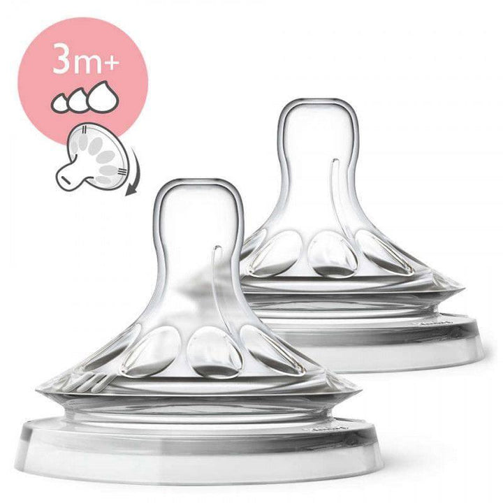 Philips Avent Natural Feeding Teats Variable flow - 2 pcs - ZRAFH