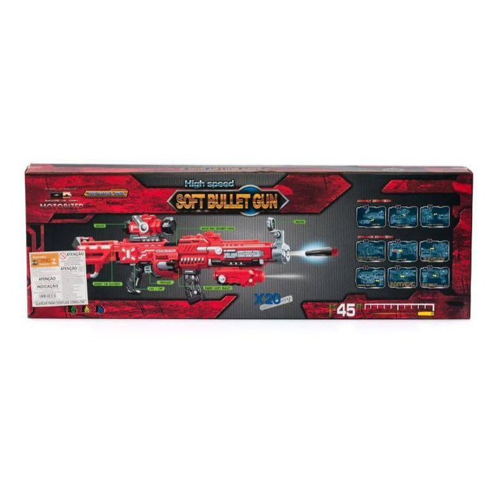 Soft Bullet Gun With Light And Sound 79x9x23 cm By Tack Pro - 41-1670738 - ZRAFH
