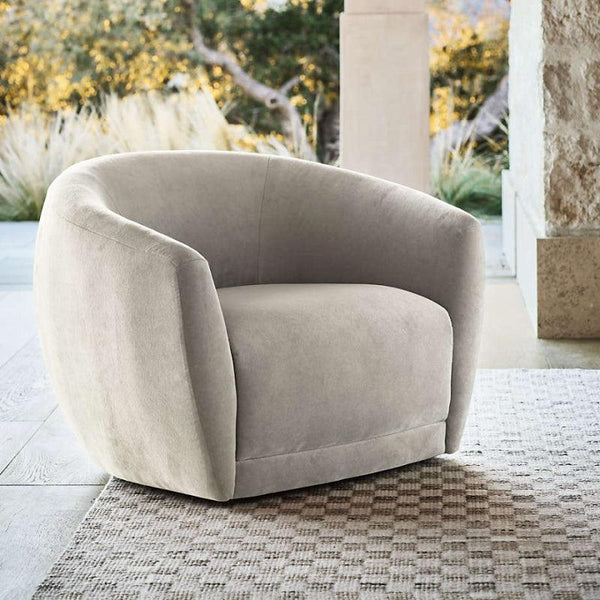 Velvet Accent Chair in Elegant Grey By Alhome - Zrafh.com - Your Destination for Baby & Mother Needs in Saudi Arabia