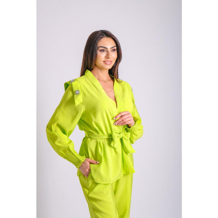 Londonella co-ord set - Green - 100184 - Zrafh.com - Your Destination for Baby & Mother Needs in Saudi Arabia