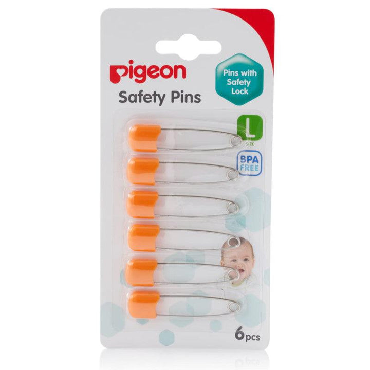 Pigeon Safety Pins - Large - 6 Pieces Set - Zrafh.com - Your Destination for Baby & Mother Needs in Saudi Arabia