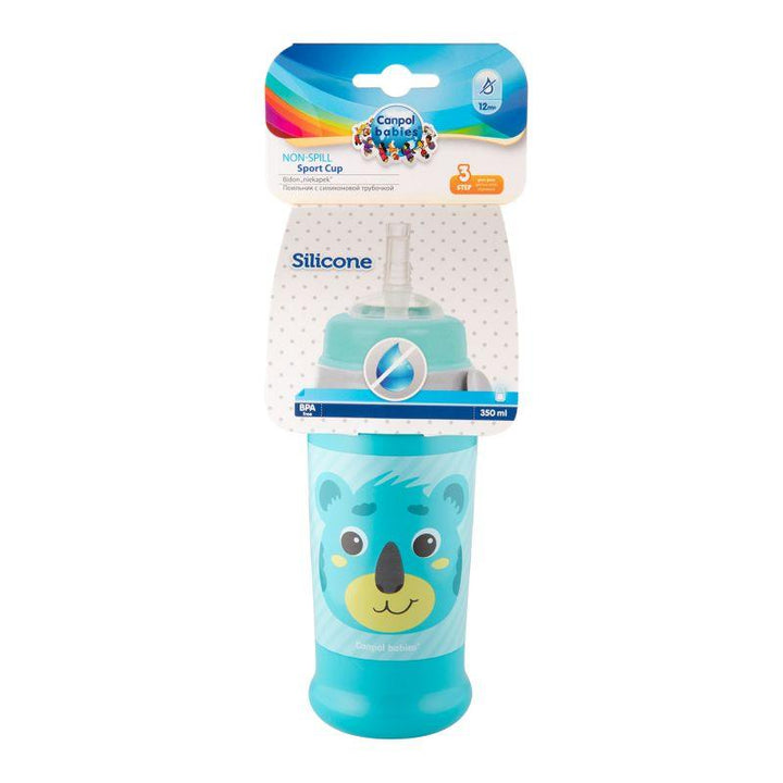 Canpol sippy cup with silicone straw - 350 ml - ZRAFH