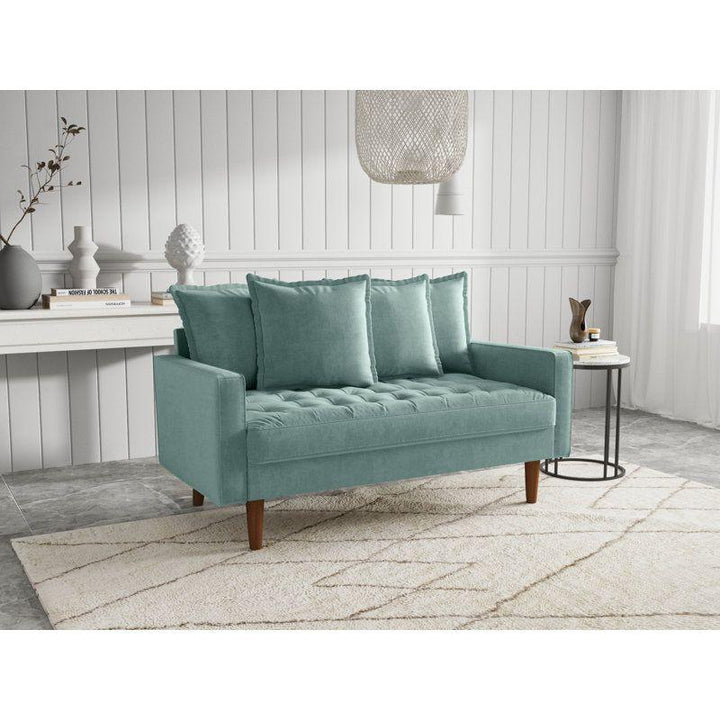 Modern Luxurious Velvet 2 Seater Sofa - 180x85x85 cm - By Alhome - Zrafh.com - Your Destination for Baby & Mother Needs in Saudi Arabia