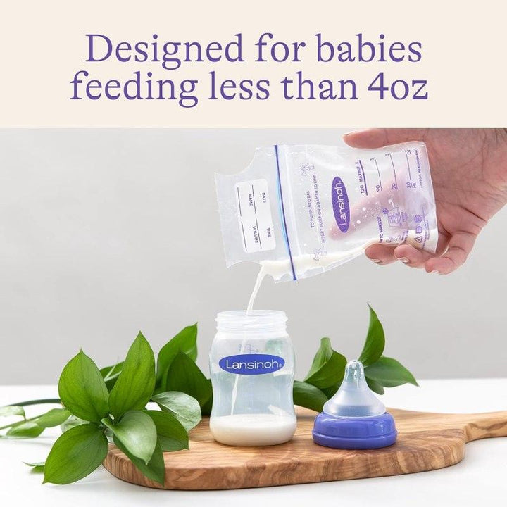Lansinoh Breastmilk Storage Bags - 4 Oz - 50 Pieces - Zrafh.com - Your Destination for Baby & Mother Needs in Saudi Arabia