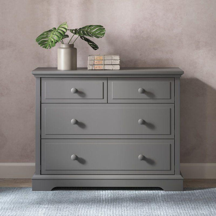 Kids Dresser: 105x44x83 Wood, Grey by Alhome - Zrafh.com - Your Destination for Baby & Mother Needs in Saudi Arabia