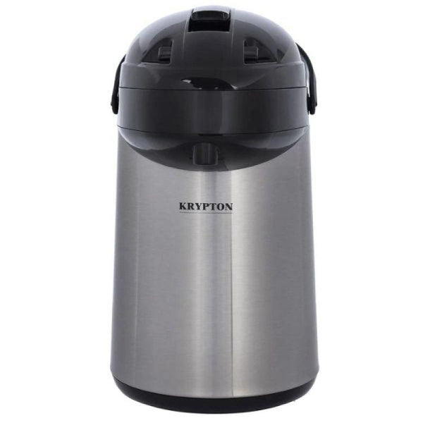 Krypton 2.5L Stainless Steel Airpot Flask - Black and Silver - KNVF6268 - Zrafh.com - Your Destination for Baby & Mother Needs in Saudi Arabia