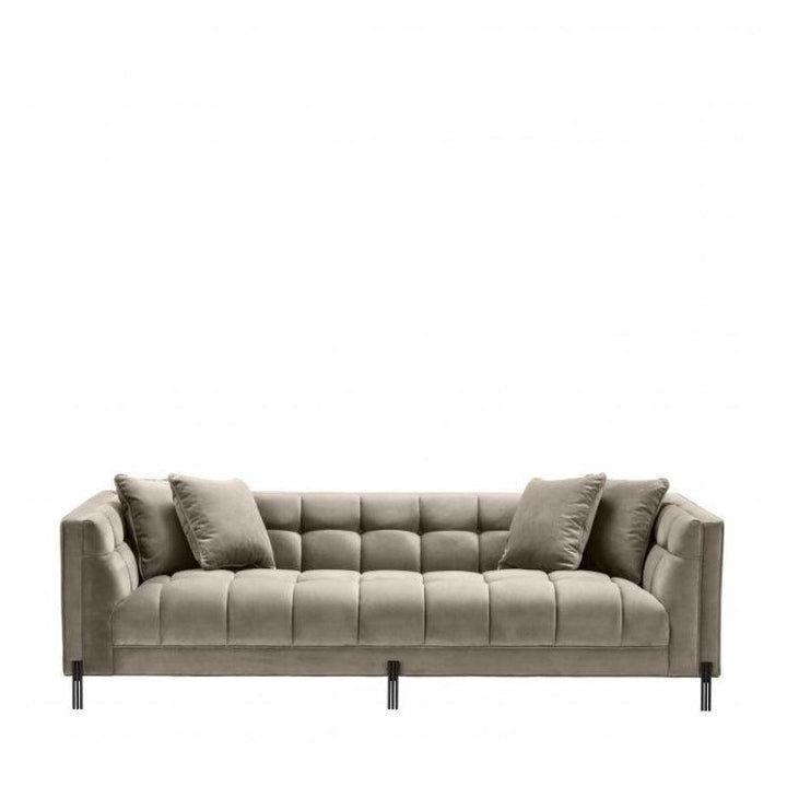 Modern Elegance: 3-Seater Velvet Sofa By Alhome - Zrafh.com - Your Destination for Baby & Mother Needs in Saudi Arabia