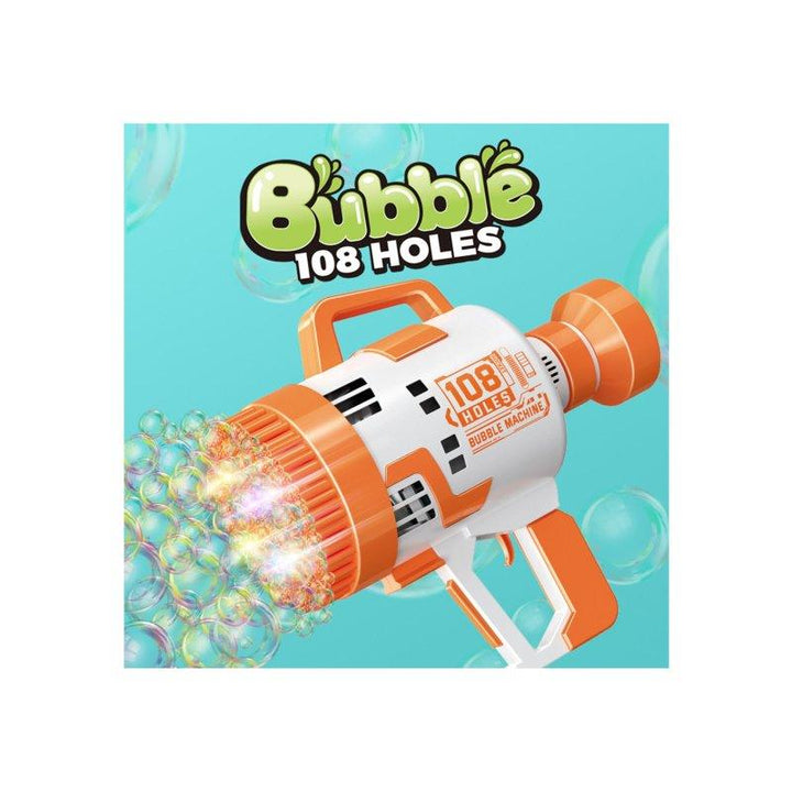 Little Story 108 Holes Bubble Machine Gun With Light For Kids - Zrafh.com - Your Destination for Baby & Mother Needs in Saudi Arabia